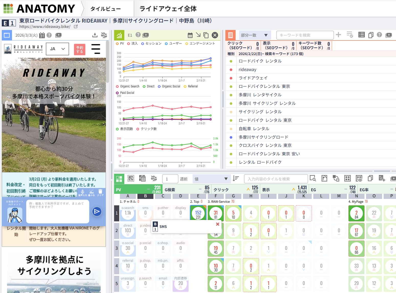 Webサイト分析ツール アナトミー
