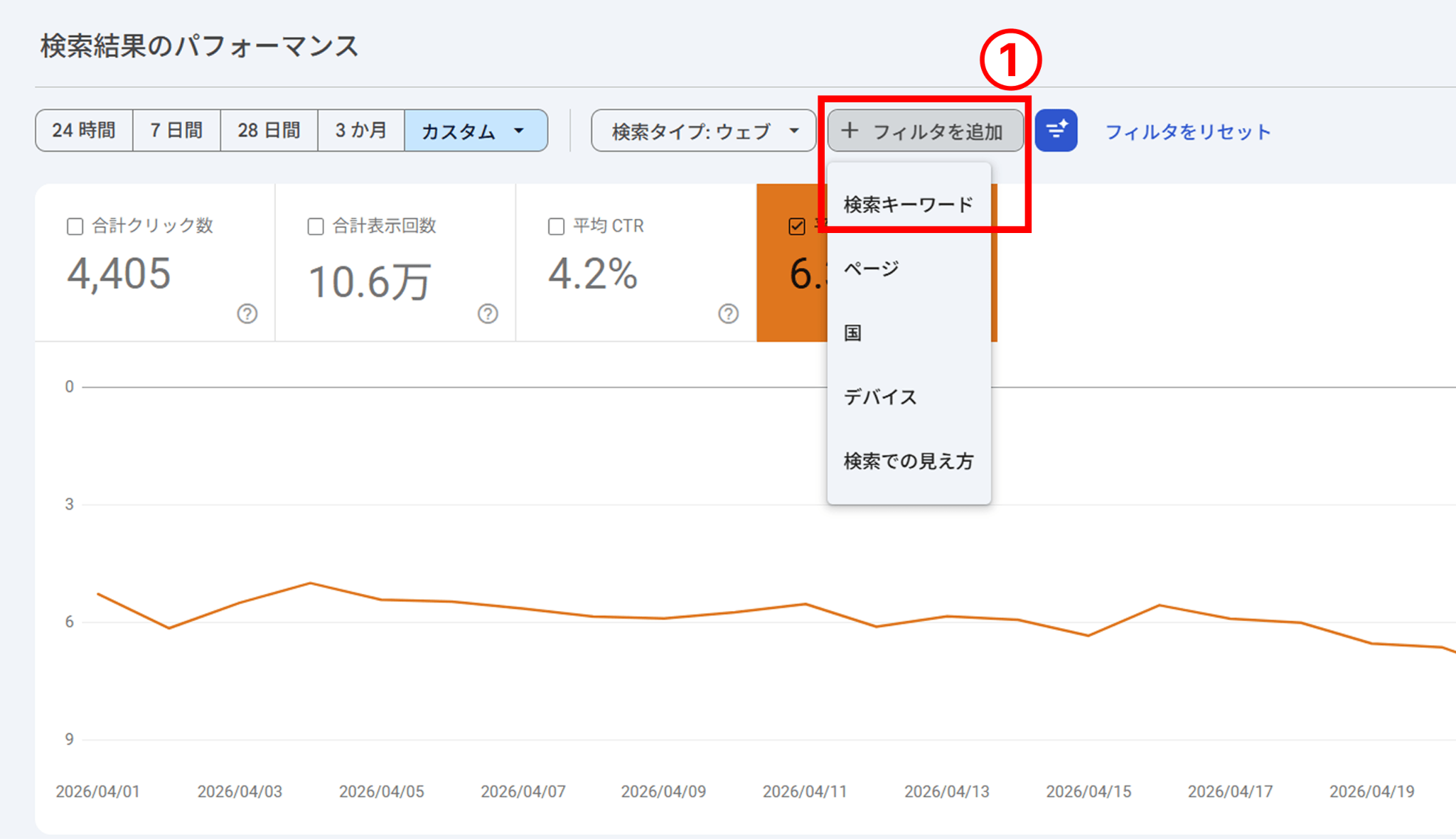 指名検索と目的検索を確認する